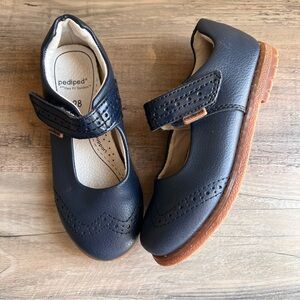 Pediped Stitch Design Mary Jane Velcro Shoes